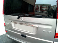 Mercedes Viano 2004–2014 List ovanför registreringsskylten (baklucka, rostfritt stål) Carmos - turkiskt stål foto 1