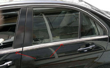 Mercedes C-klass W204 2007–2015 Kromlister till fönsterlister (6 st, rostfritt stål) foto 5