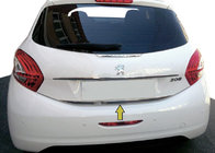 Peugeot 208 2012–2019 Kromlist till baklucka (rostfritt stål) foto 1