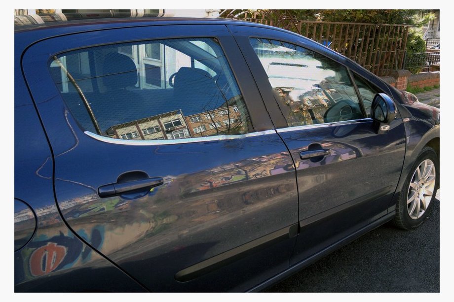 Peugeot 308 2007–2013 Fönsterlister (4 st, rostfritt stål) Image