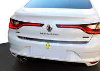 Renault Megane IV 2016–2025 Kromlist för bagageluckans kant (Sedan, rostfritt stål) OmsaLine – italienskt rostfritt stål foto 1