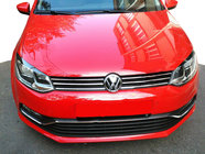 Volkswagen Polo 2010–2017 Grillister i rostfritt stål HB (2014↗) foto 1