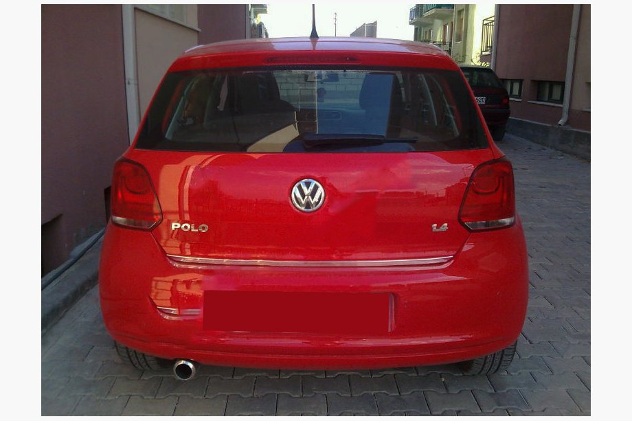 Volkswagen Polo 2010–2017 Bagageluckans kantlist HB (rostfritt stål) Image