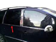 Volkswagen Sharan 1995–2010 Fönsterlister (4 st, rostfritt) foto 4