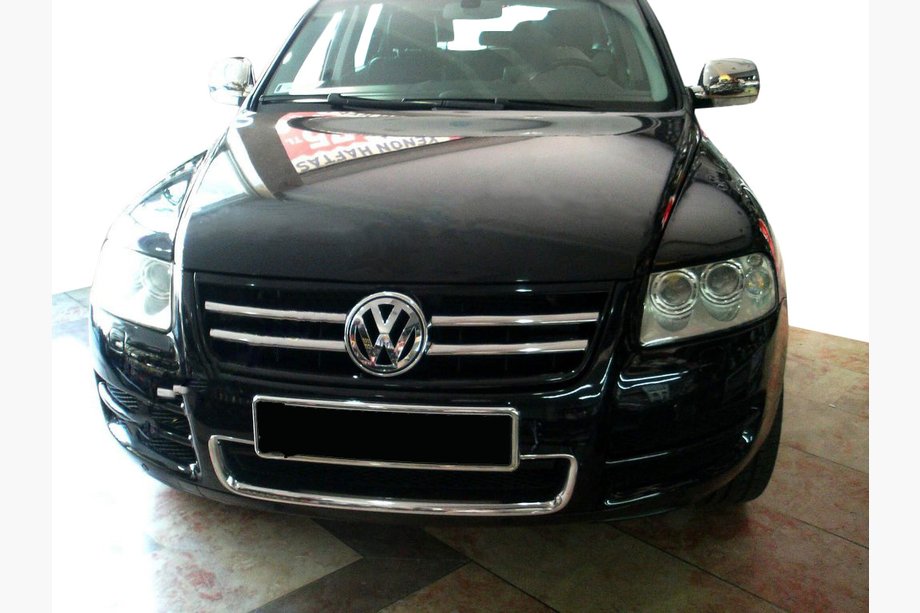 Volkswagen Touareg 2002–2010 Grillister (4 st, rostfritt) 2003-2008 Image