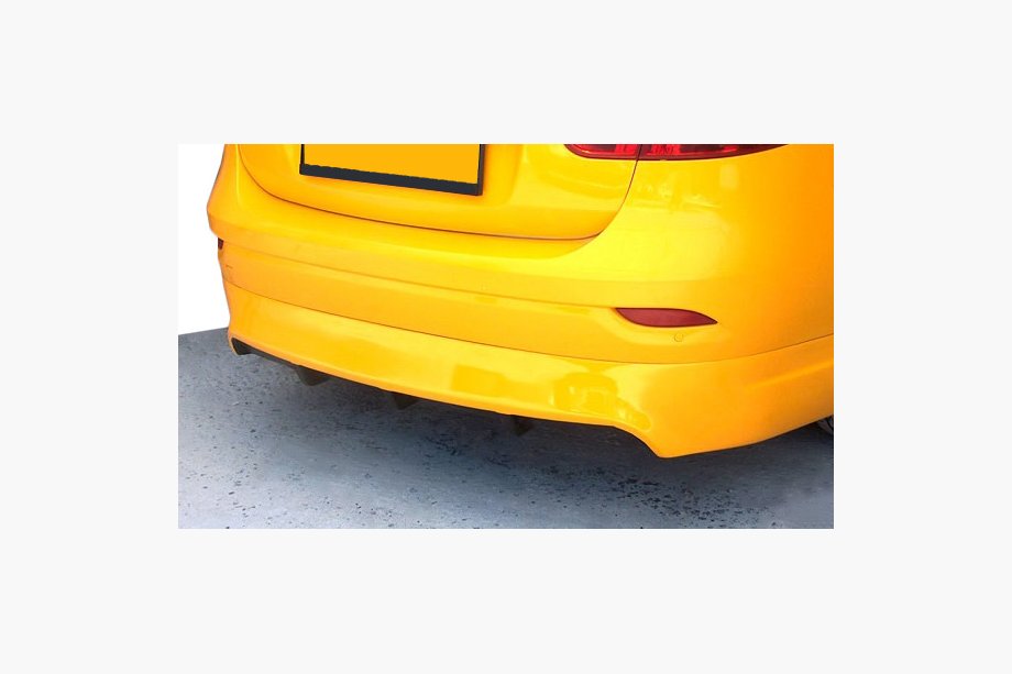 Renault Fluence 2009–2016 Bakre nedre diffusorinsats (för lackering) Image