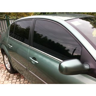 Yttre fönsterlister (4 st, rostfritt stål) Renault Megane II 2004–2009 foto 2