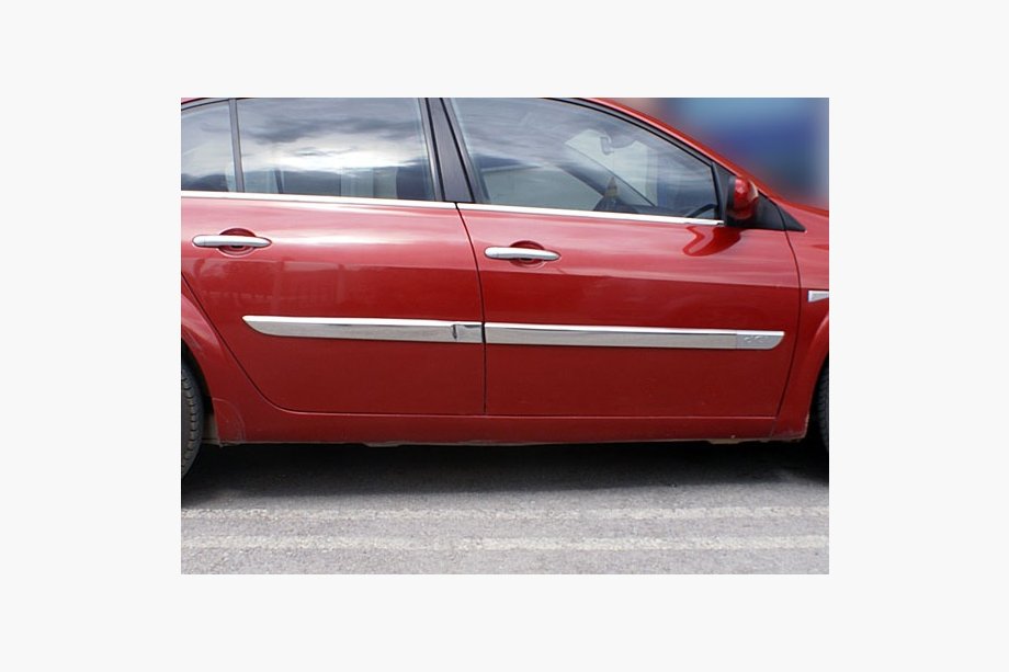 Renault Megane II 2004–2009 Dörrlist (modell 2006↗, 4 st, rostfritt) Image