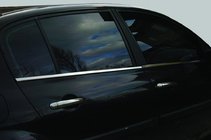 Renault Megane II 2004–2009 Yttre fönsterlister (4 st, rostfritt stål) foto 4
