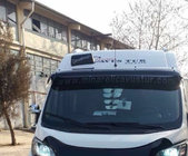 Fiat Ducato 2006–2025 Vindrutespoiler (svart blank, 5 mm) foto 6