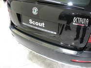 Skoda Octavia II A5 2010–2013 Bakre stötfångarskydd Nataniko (rostfritt stål) Kombi foto 2