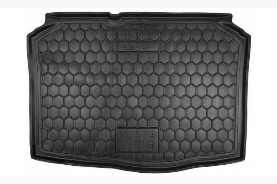 Skoda Fabia 2007–2014 Gummimatta till bagageutrymmet HB (Autogumm, gummi) Image