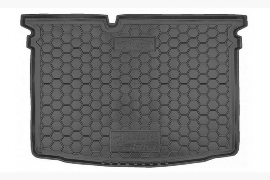Skoda Fabia 2014–2021 Bagagerumsmatta HB 2015+ (Autogumm, plast) Image