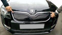 Skoda Octavia III A7 2013–2019 Vintertäckning för grillen (2013-2017) foto 3