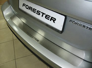 Subaru Forester 2008–2013 Bakre stötfångarskydd NataNika (rostfritt stål) foto 1