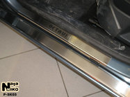 Skoda Octavia II A5 2010–2013 Kromade instegslister Натанико (8 st, rostfritt stål) Standard – Lohmann monteringstejp, 0,5 mm foto 4