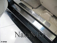 SsangYong Rexton I 2001–2017 Instegslister Nataniko (4 st, rostfritt stål) Premium – 3M-tejp, 0,8 mm foto 2
