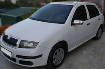 Skoda Fabia 2000–2007 Spegelskal 2006↗ (2 st, rostfritt stål) foto 4