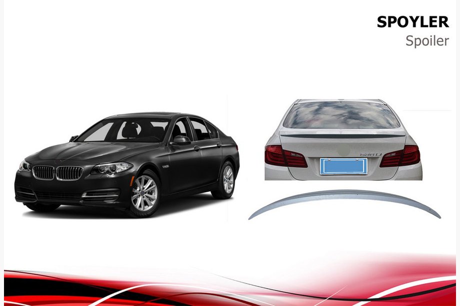 BMW 5-serien F10/F11 2010–2016 Spoiler Niken (för lackering) Image