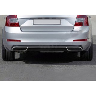 Bakre diffusorlist (2013-2017, rostfritt stål)