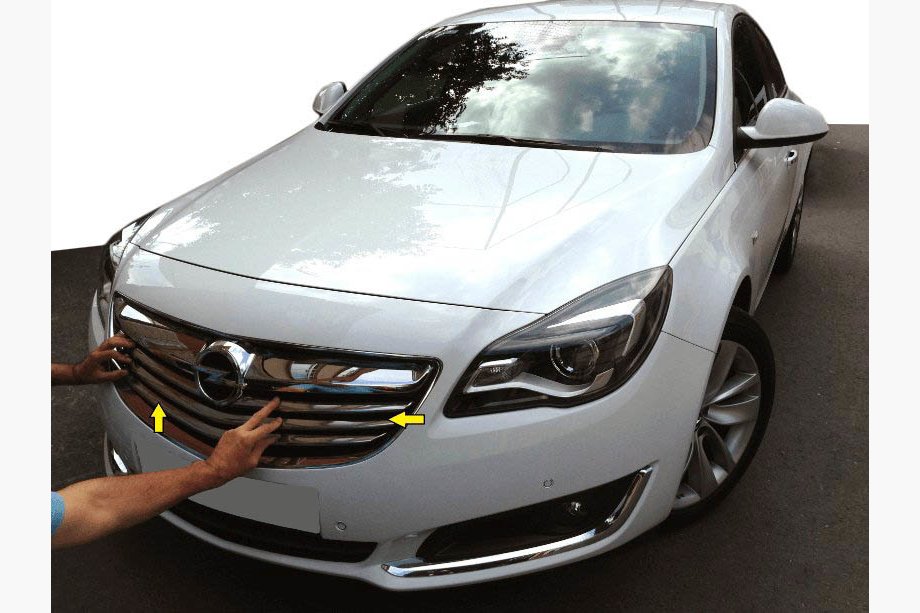 Opel Insignia 2008–2017 Grillister (rostfritt stål) Image