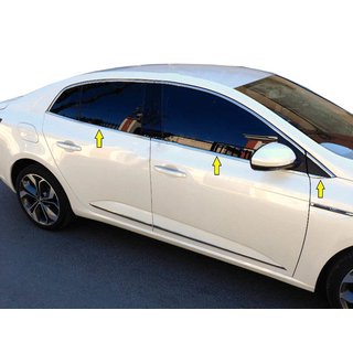 Nedre fönsterlister (Sedan, 6 st, rostfritt) Renault Megane IV 2016–2025 foto 1
