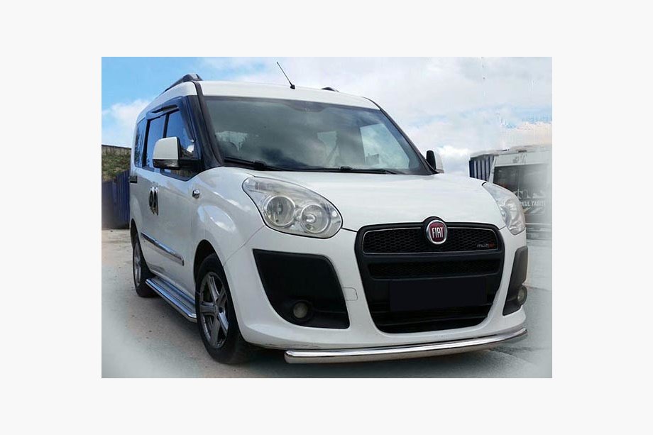 Fiat Doblo II 2010–2022 Främre skyddsbåge ST008 (rostfritt) 2015↗, 60 mm Image