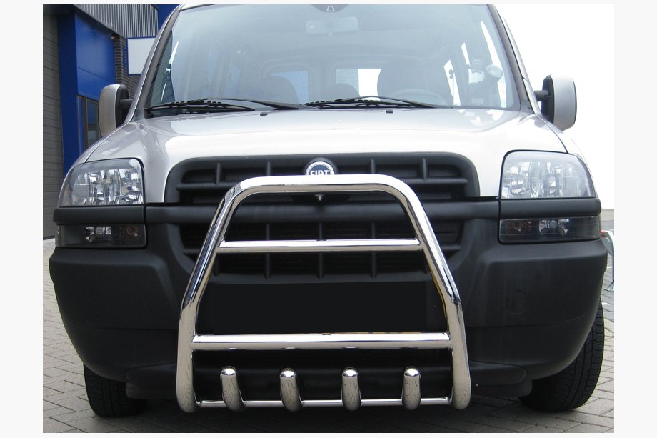 Fiat Doblo I 2001–2005 Främre frontbåge QT007 (rostfri) Image