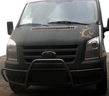 Ford Transit 2000–2014 Frontbåge (bullbar) med sidobågar WT021 (2006-2014, rostfritt stål) foto 1