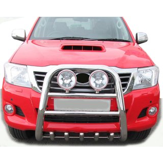 Frontbåge QT007 (rostfritt stål) Toyota Hilux 2006–2015 foto 1