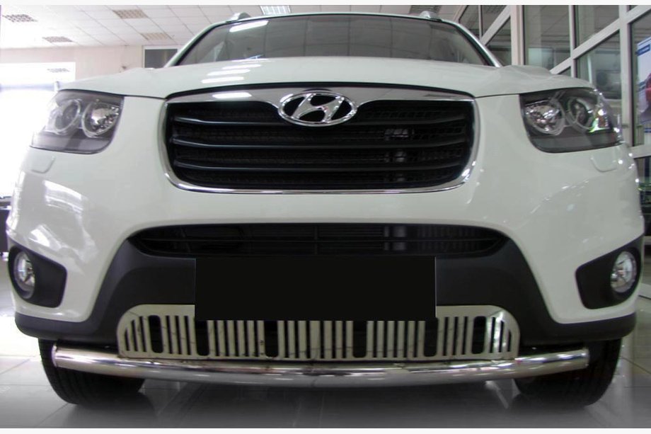 Hyundai Santa Fe 2 2006–2012 Frontbåge ST008-Special (rostfritt stål) Image