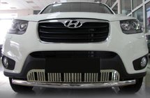 Hyundai Santa Fe 2 2006–2012 Frontbåge ST008-Special (rostfritt stål) foto 1