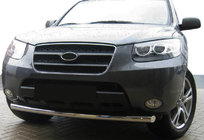 Hyundai Santa Fe 2 2006–2012 Främre skyddsbåge ST008 (rostfritt) foto 1