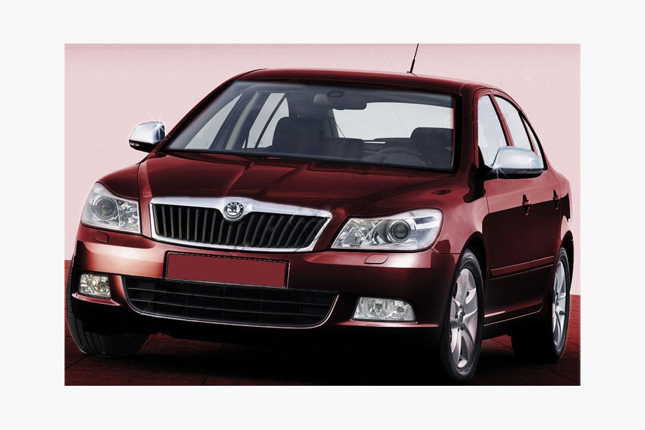Skoda Octavia II A5 2010–2013 Kromade spegelkåpor (2 st, rostfritt stål) Image