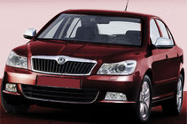 Skoda Octavia II A5 2010–2013 Kromade spegelkåpor (2 st, rostfritt stål) foto 1