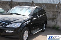 SsangYong Kyron 2005–2014 Sidosteg King (2 st, aluminium) foto 3