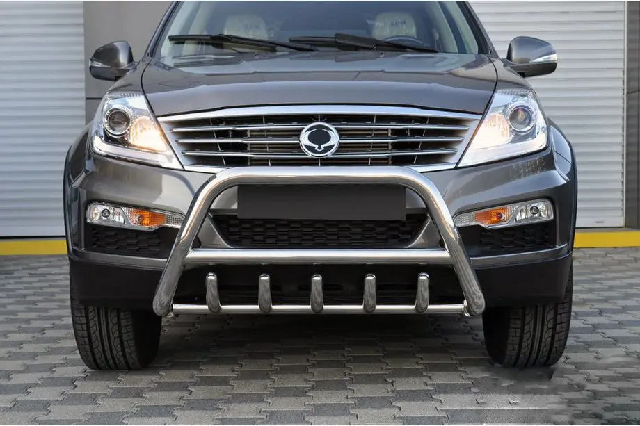 SsangYong Rexton I 2001–2017 Frontbåge WT003 (rostfritt stål) Image