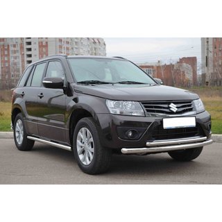 Främre dubbelbåge 60/42 mm (rostfritt) Suzuki Grand Vitara 2005–2017 foto 3