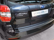 Subaru Forester 2013–2018 Natanika lastskydd för bakre stötfångare (rostfritt stål) foto 1