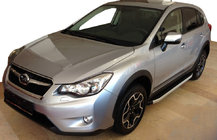 Subaru Outback 2009–2014 Sidosteg Fullmond (2 st, aluminium) foto 3