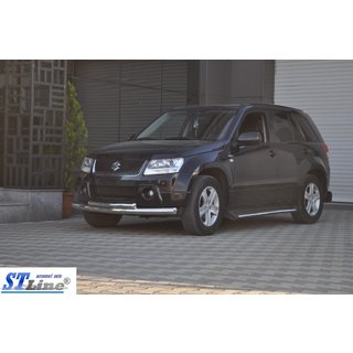 Främre dubbelbåge 60/42 mm (rostfritt) Suzuki Grand Vitara 2005–2017 foto 4