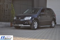 Suzuki Grand Vitara 2005–2017 Främre dubbelbåge 60/42 mm (rostfritt) foto 4