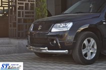 Suzuki Grand Vitara 2005–2017 Främre dubbelbåge 60/42 mm (rostfritt) foto 6