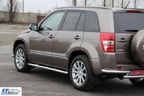 Suzuki Grand Vitara 2005–2017 Sidorör BB001 (2 st, rostfritt stål) foto 2