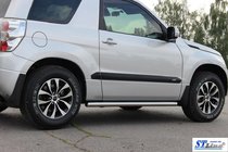 Suzuki Grand Vitara 2005–2017 Sidorör BB001 (2 st, rostfritt stål) foto 8