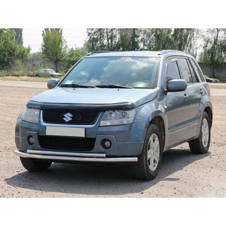 Främre dubbelbåge 60/42 mm (rostfritt) Suzuki Grand Vitara 2005–2017 foto 1