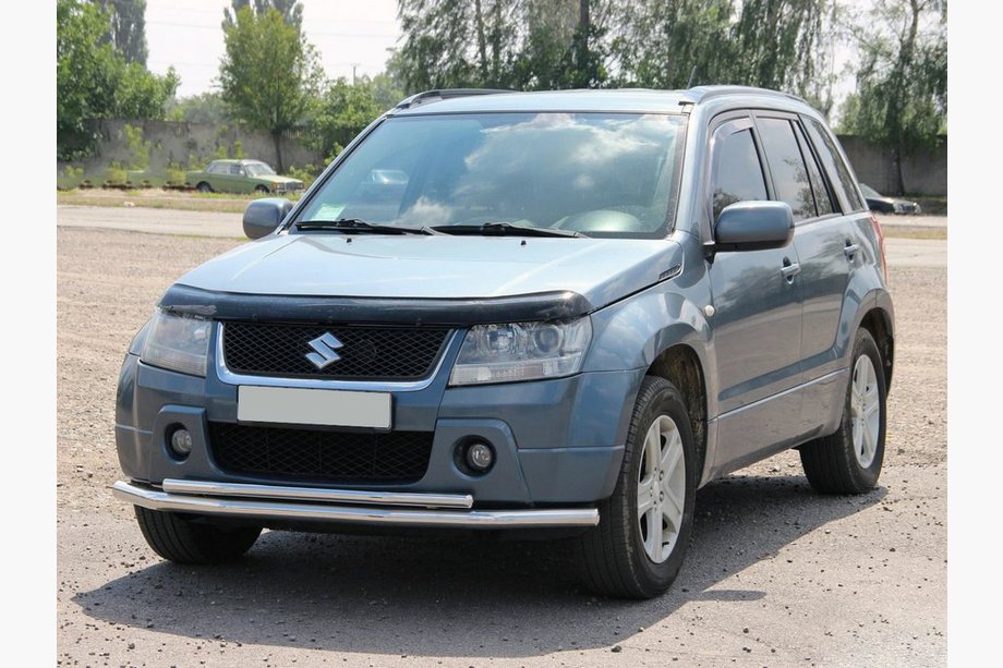 Suzuki Grand Vitara 2005–2017 Främre dubbelbåge 60/42 mm (rostfritt) Image