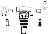 Toyota Corolla 2002–2007 Instrumentpanelslister (2004-2007) Aluminium foto 3
