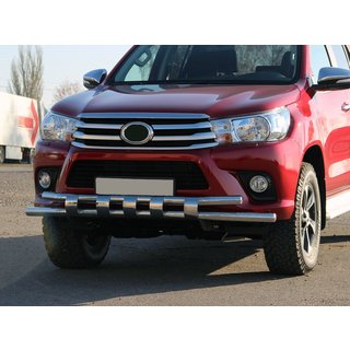 Främre frontbåge ST015 (rostfritt) Toyota Hilux 2015– foto 1