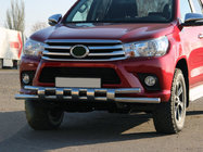 Toyota Hilux 2015– Främre frontbåge ST015 (rostfritt) foto 1